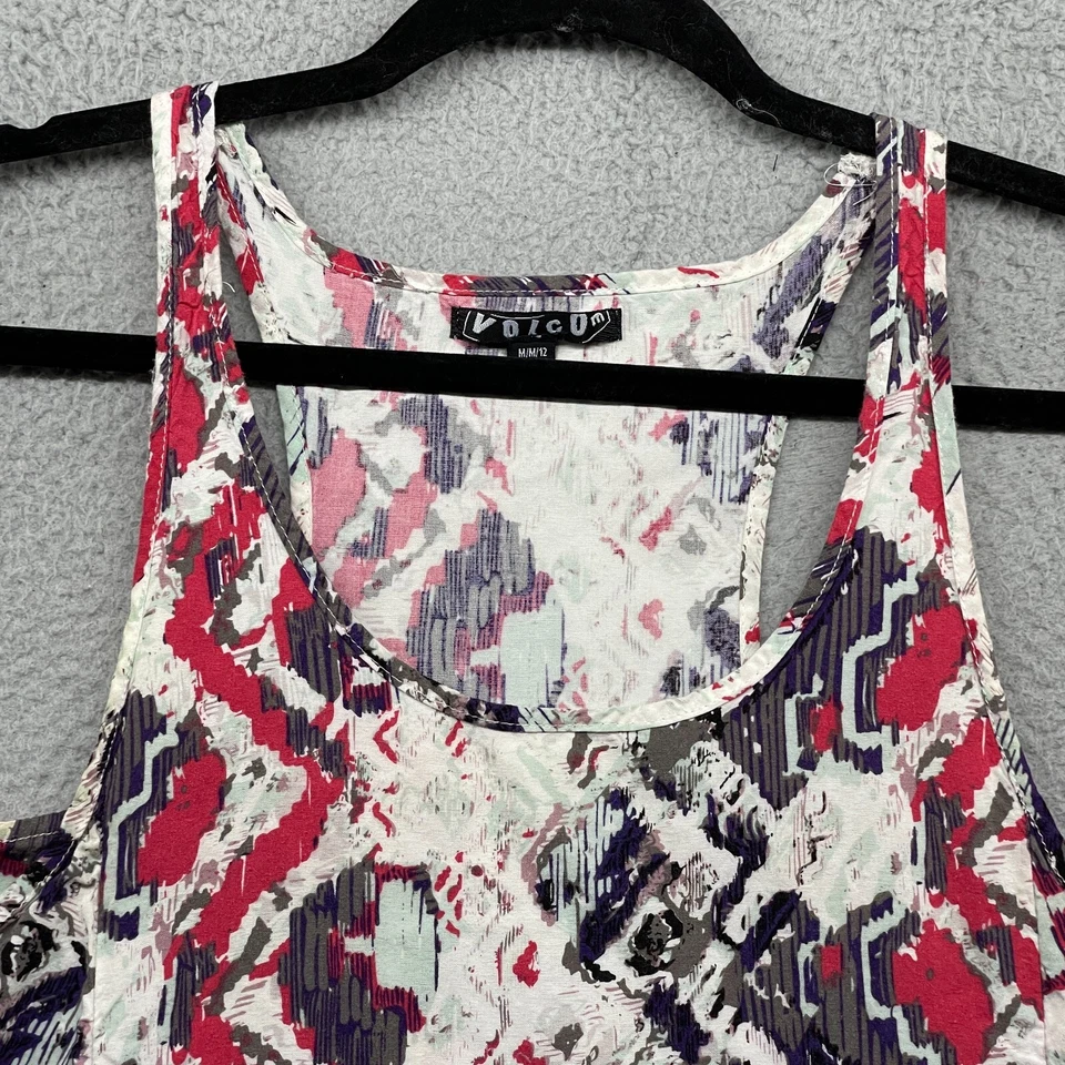 Volcom Womens Tank Top Multicolor Geometric Sleeveless Scoop Neck Layered Size M - Image 2 of 4