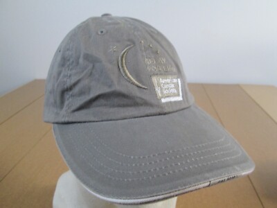 Relay for Life Hat Cap Brown American Cancer Society Team Captain Marathon Mens