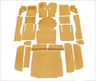 Kompl. Teppichsatz für Lamborghini Espada 68´-78´ Beige Velour  Teppich