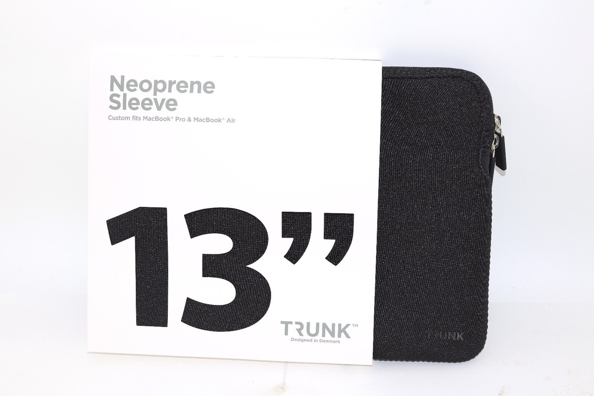 TRUNK Notebooktasche Neopren Sleeve Schwarz passend für Apple