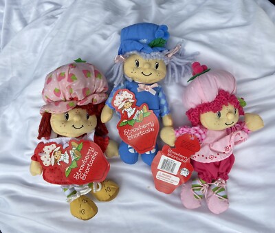 Strawberry Shortcake & Friends Plush Doll 6  -Set Of 3-