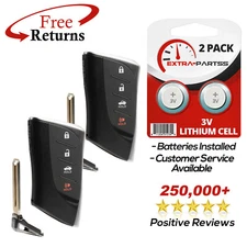 2 For 2019 2020 Lexus ES300H Keyless Entry Smart Remote Key Fob Car 4 button