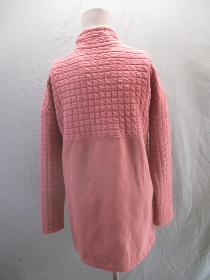 Columbia Size M Womens Cotton 1/2 Zip Stand Collar Athletic Long Pullover 652 - Image 4 of 4