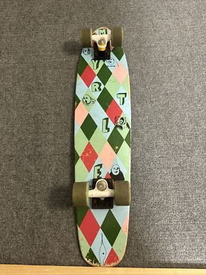 VINTAGE RARE RUSS POPE MYRTLE SKATEBOARD LONGBOARD 33''