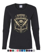 Make Up & Magazines The 2nd Amendment 1776 Women's Long Sleeve Tee Gun Rights