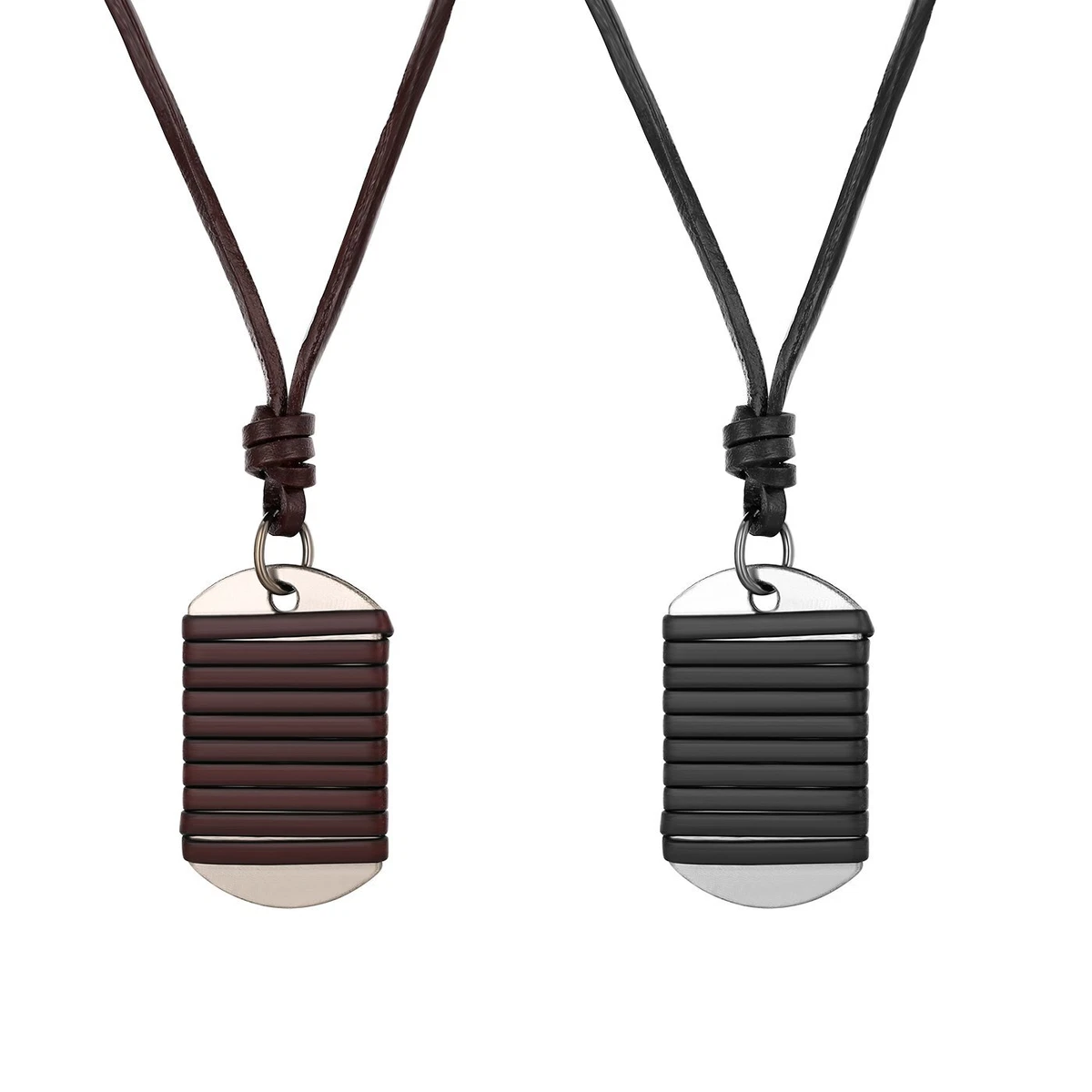 Strap top dog tag