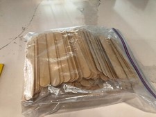 200 Non-Sterile Wooden Tongue Depressors 6  Senior Kids Craft Puppet Sticks