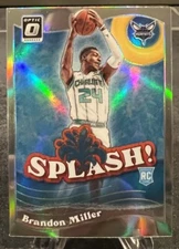 2023-24 Panini Donruss Optic Splash Silver Holo Prizm Brandon Miller RC #11