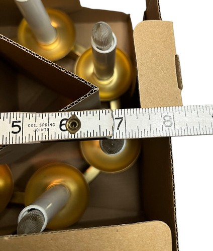 Ikea GLANSA 7 Light Round Candelabra Gold Centerpiece Advent Wreath Ola Wihlborg - Picture 7 of 9