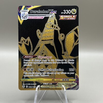 pokemon tcg silver tempest tg30 tg30 duraludon vmax card Duraludon VMAX TG30/TG30 Full Art NM/M Silver Tempest Pokemon Card