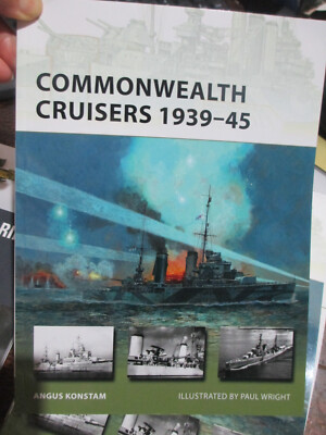 Commonwealth Cruisers 1939-45 Osprey New Book HMAS Sydney Perth Australia Hobart