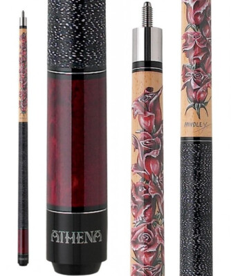 Athena ATH11 Burgundy Roses Pool Cue