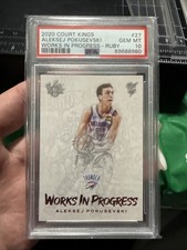 2020 NBA Court Kings ALEKSEJ POKUSEVSKI #27 Works in Progress /149 ROOKIE PSA 10