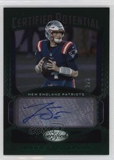2021 Certified Potential Signatures Mirror Green 2/3 Jarrett Stidham Auto 09p1