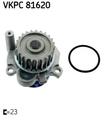 Pompe à eau VKPC 81620 SKF pour AUDI VW SEAT SKODA - Photo 1/4