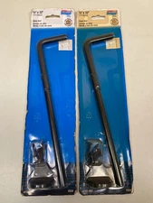 (2) National Hdwe 12 x 1/2 cane bolts (New/Old Stock/Factory Sealed) Made in USA