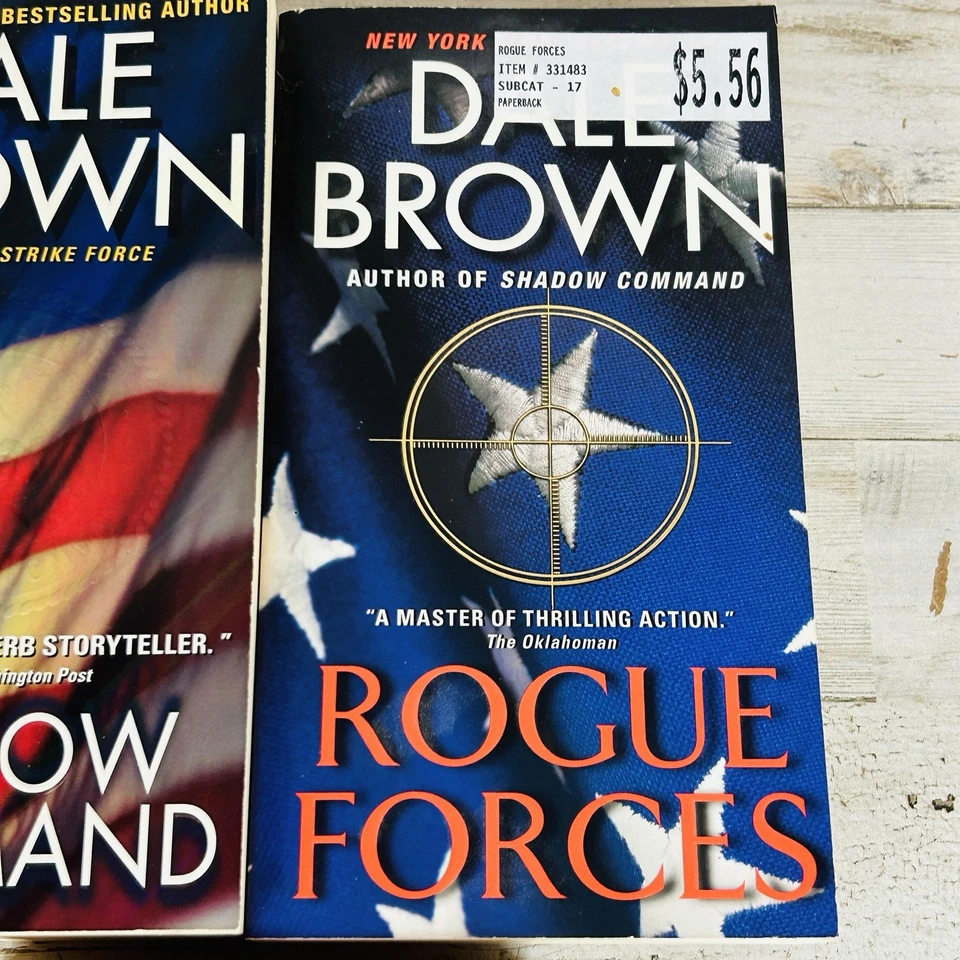Lot Of 3 Dale Brown Paperback Books McLanahan & Dreamland Military Thriller Foto 3 de 4