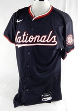2024 Washington Nationals Jordan Weems #51 Game Issued Pos Used Navy Jersey 46 3