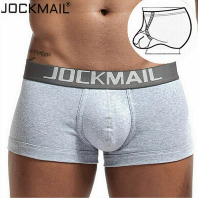JOCKMAIL Herren Boxershorts Sexy Cockstrap Pouch Low Rise Unterwäsche Unterhose