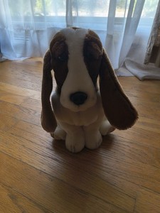 Vintage Hush Puppies Stuffed Dog Basset Hound