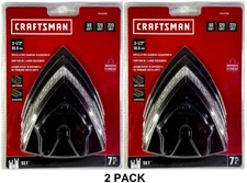 Craftsman Multi Tool 7pc. Oscillating Sanding Attachment Universal Fit (2-Pack)