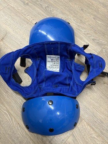 Royal Navy Issue Flightdeck Crewman's MK7 Helmet Blue Sizes 2, 3 & 4 - Picture 9 of 10