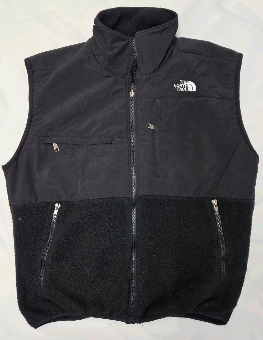 Mens The North Face Denali Vest Outdoor Zipup Size Large Good Preowned Condition