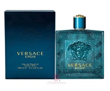 Versace Eros Cologne for Men 3.4 oz EDT Spray Brand New IN BOX**Authentic**