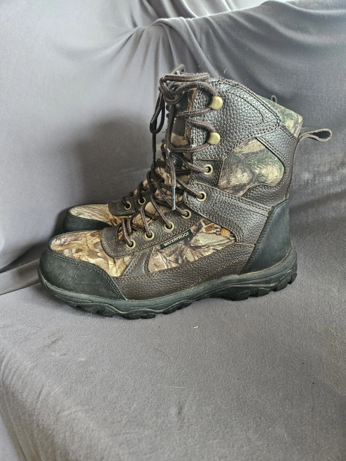 Herman Survivors Men's Boots 7W Leather Camo Hunting 400g Thinsulate Waterproof