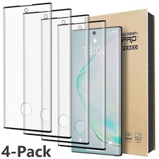 4pcs For Samsung Galaxy Note10 Note10 Plus Clear Screen Protector Tempered Glass