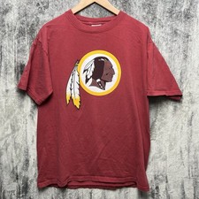 Vintage Washington Redskins Shirt Mens L NFL Football Single Stitch 90s Green 28