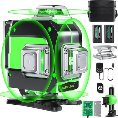 Laser Level 4x360° Self Leveling Green Cross Line Laser Construction & Picture