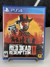 RED DEAD REDEMPTION 2 - Sony PlayStation 4 PS4 Complete W/ Map TESTED 2018