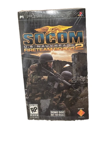 SOCOM U.S. Navy SEALs Fireteam Bravo 2 Demo PSP Playstation Portable Sony Sealed
