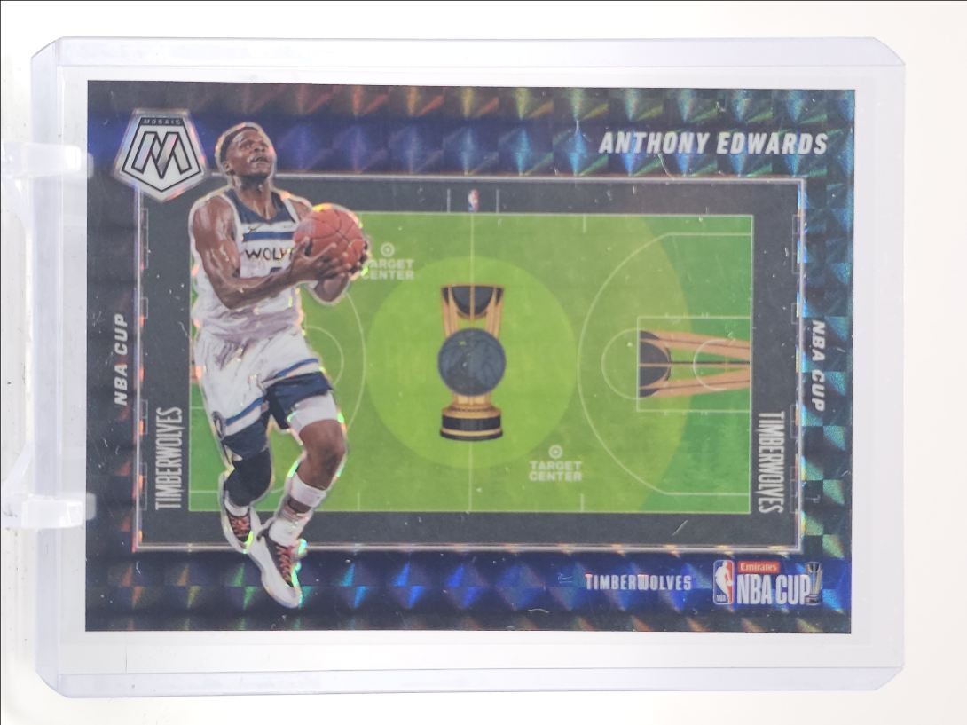 ANTHONY EDWARDS 2024-25 MOSAIC NBA CUP MOSAIC PRIZM TIMBERWOLVES Q3714
