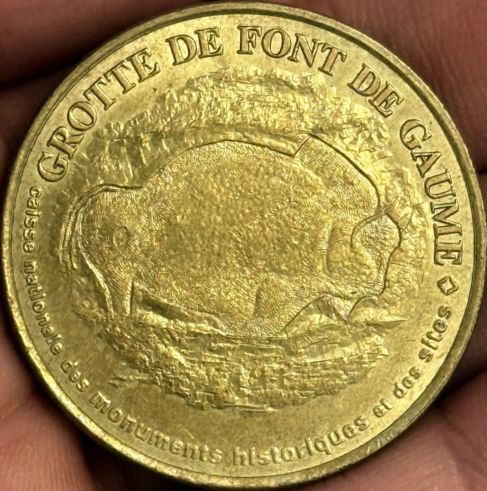 GROTTE DE FONT DE GAUME - 1998 - Jeton Touristique Monnaie de Paris