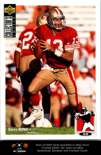 1994 Collector's Choice Steve Bono #327 card