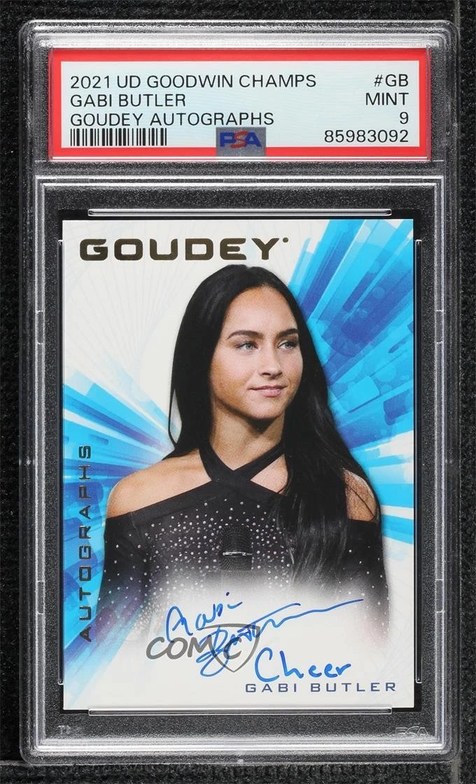 Deal for 2021 Upper Deck Goodwin Champions Goudey Gabi Butler #GA-GB PSA 9 MINT Auto