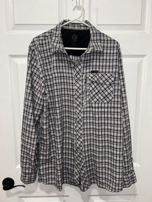 Wrangler ATG Men's Large Tall Long Sleeve Button Down Lightweight Shirt
