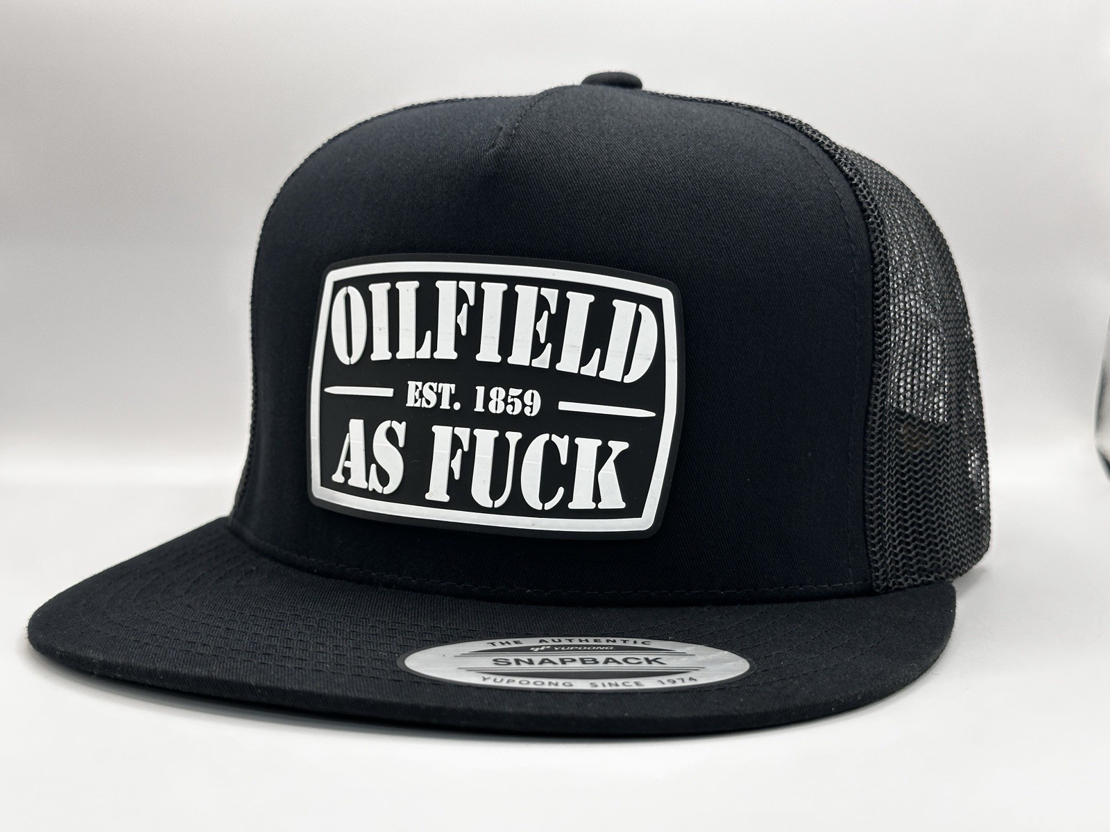 Oilfield  Trucker Hat Yupoong Classic 6006 Snapback  FlatBil