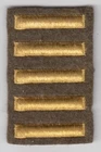 WW2 Army Military Overseas Service Stripes Sleeve Hash Mark Patch Insignia 5 Bar