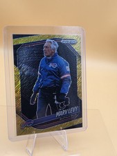 2025 Panini Prizm Black FOTL Marv Levy #14 Gold Shimmer Buffalo Bills /10