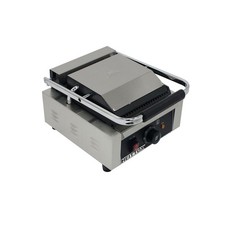 Panini Grill Contact Ribbed Plate Single Electric 1.8Kw Heittox CG1R-1