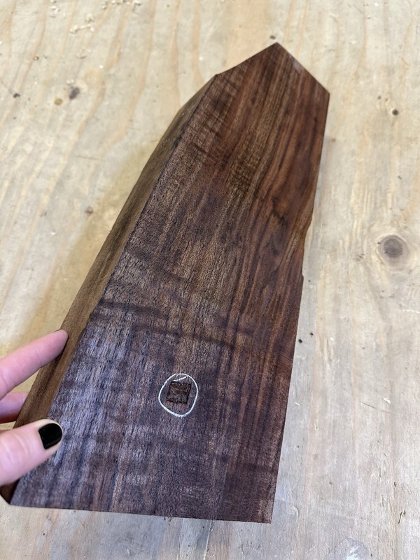 Highly Figured Curly Claro walnut Rifle/ Shotgun blank (T2)