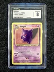 CGC 8 Gengar 20/62 Fossil Rare 1999 Pokemon TCG Card