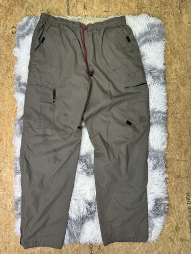 VTG OTB Reversible Baggy Cargo Pants Mens Medium Raver Skater Rave Parachute Y2K