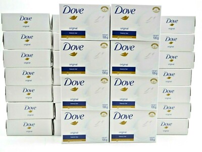 Dove Original Large Beauty Soap Bar 4.75oz/135g (Pick from 12/ 14 / 28 / 34 Bar)