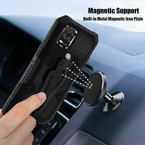 For Motorola Moto G Stylus 5G Shockproof Heavy Armor With Belt Clip Case Cover - Picture 3 of 29