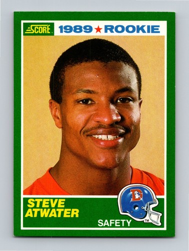 Steve Atwater 1989 Score Rookie #263 HOF RC ICONIC SET NM-MT