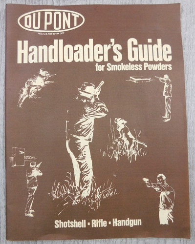 Vintage Du Pont Handloaders Guide For Smokeless Powders Shotshell Rifle Magazine